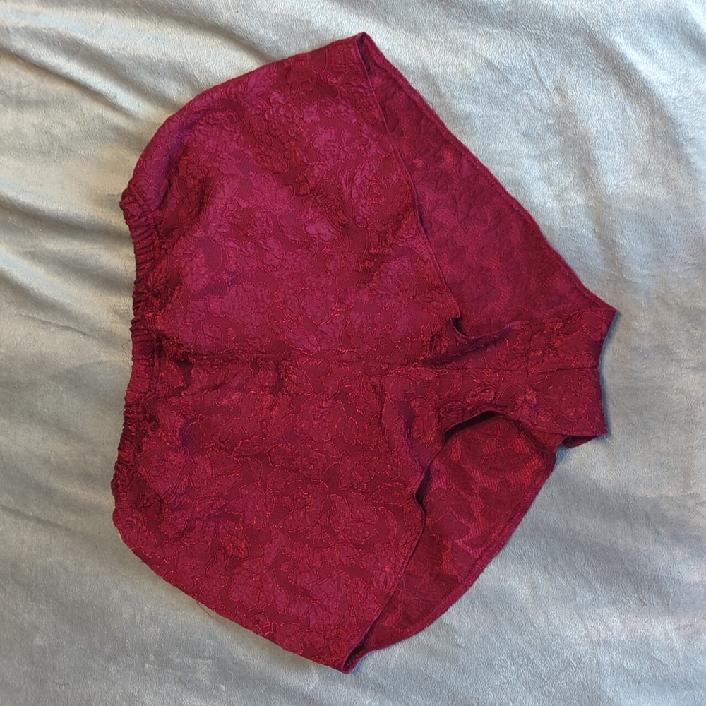 Maroon shorts